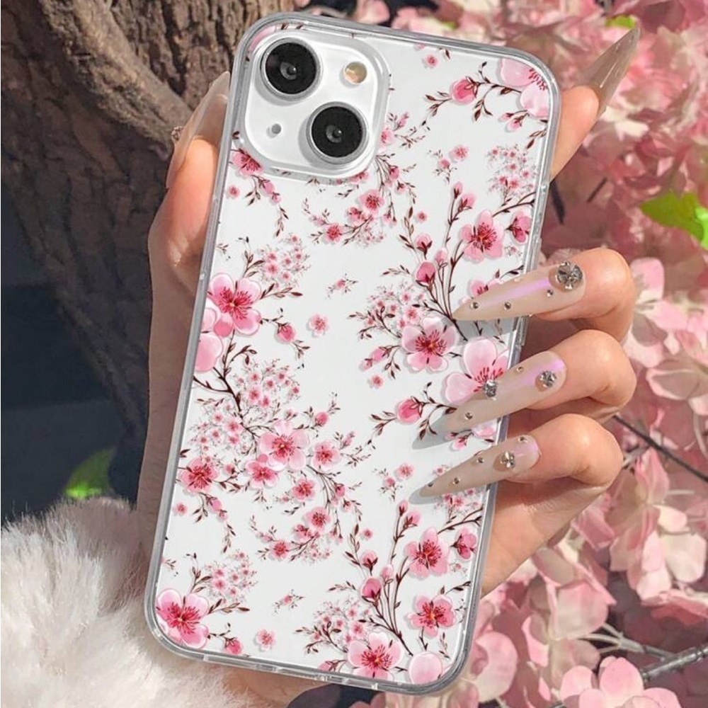 ⚠️Clearance 15/Pro/Pro Max Cherry Blossom Phone Case - Picture 1 of 3